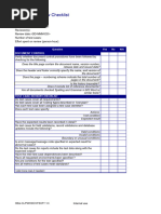 Checklist - Test Case Review