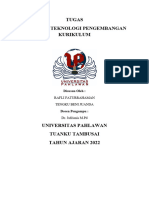 Makalah Teknologi Pengembangan Kurikulum Rafli Dan Beni