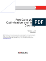 FortiGate WAN Optimization Guide 4.0