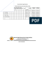 Formolir Resiko Tinggi Pada Anak