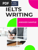 Ielts Writing Sample Answer