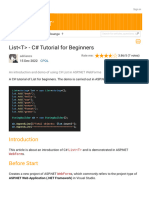 List T - C Tutorial For Beginners - CodeProject