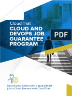 CloudThat Cloud and DevOps Job Guarantee Program - Brochure 2