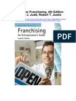 Quizzes For Franchising 4th Edition Richard J Judd Robert T Justis