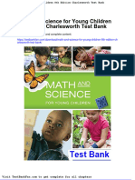 Math and Science For Young Children 8th Edition Charlesworth Test Bank