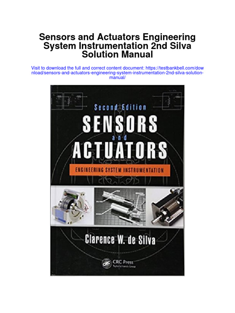 Sensors and Actuators Engineering System Instrumentation 2nd Silva