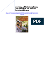 Social Gerontology A Multidisciplinary Perspective Hooyman 9th Edition Solutions Manual