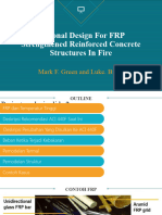 Rational Design For FRP Strengthened Reinforced Concrete Structures in Fire