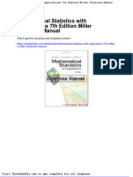 Mathematical Statistics With Applications 7th Edition Miller Solutions Manual