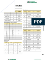 Formulas