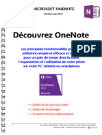 Microsoft OneNote - Manuel D'utilisation
