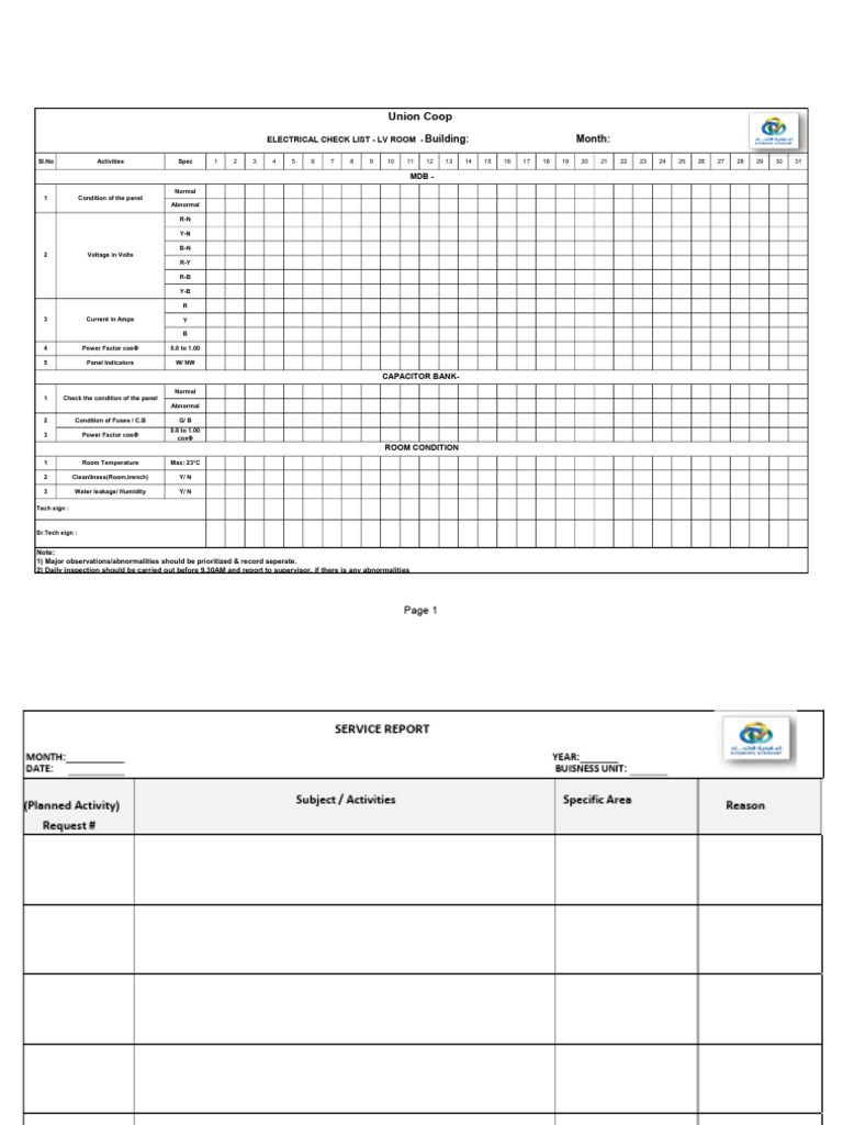 maintenance-check-list-pdf-electrical-wiring-electrical-engineering