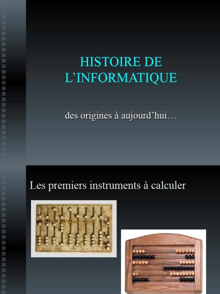 Histoire de l'informatique : origines à aujourd'hui | PDF | PC ...