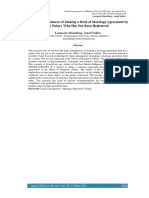 Legal Consequences of Making A Deed of Marriage Agreement by A Notary Who Has Not Been Registered - LASMARIA MANULLANG