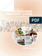 6 Steps To Prepare You For No Rebound Weight Loss