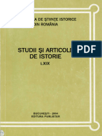 069 Studii Si Articole de Istorie LXIX 2004