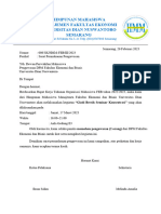 Surat Gladi Bersih DPM