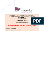 HTTPSWWW - Maturita.pldownloadmatura Z Maturita - Chemia - Kwiecien 2022 - Klucz Odpowiedzi PDF