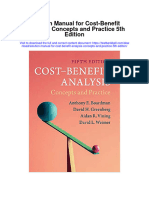 Solution Manual For Cost Benefit Analysis Concepts and Practice 5th Edition