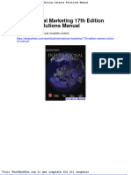 International Marketing 17th Edition Cateora Solutions Manual