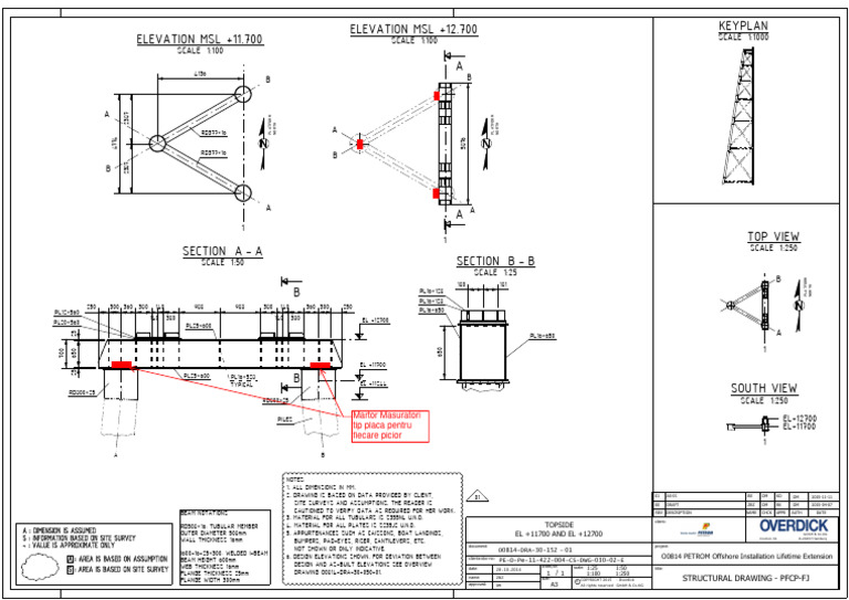 PFCP-FJ Topsides Tilt Reference Points | PDF | Applied And ...