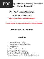 Lecture 1 Principle and Application of X Ray Diffractometer