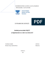 Studiul Protocolului MQTT Și Implementarea Sa Într-Un Sistem IoT