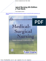 Medical Surgical Nursing 6th Edition Ignatavicius Test Bank