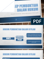 Konsep Pembuktian Dalam Hukum