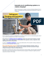 Refrigerant Charging