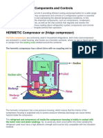 Refrigerant System Components and Controls