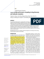 Applying high-performance computing in drug discovery and molecular simulation