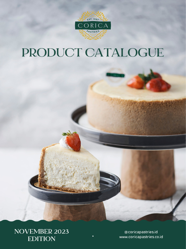 Corica Product Catalogue Nov 23 PDF Cakes Cheesecake