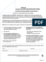 Ibt Registration Form