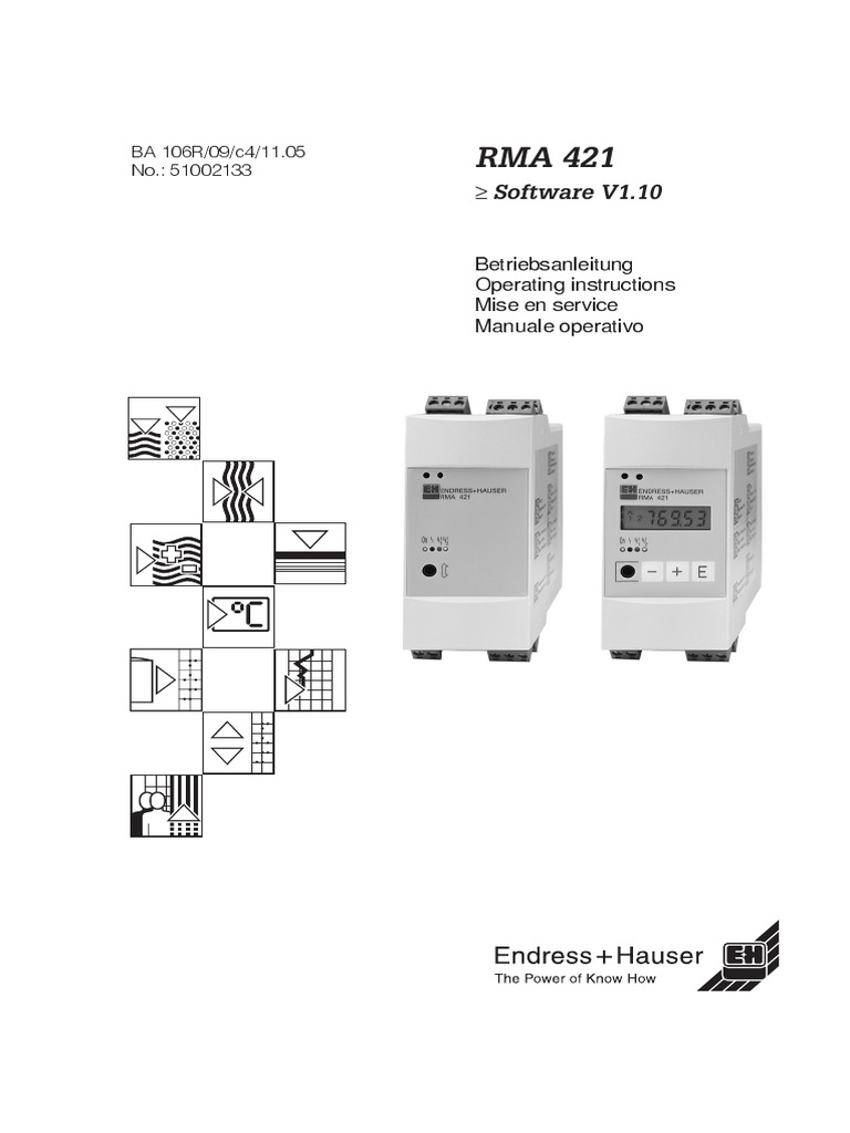 Eh Rma421-A11a4a Es | PDF | Thermocouple | Power Supply