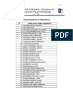 Listes Des Étudiants Classés en Préparatoire - 231213 - 170509