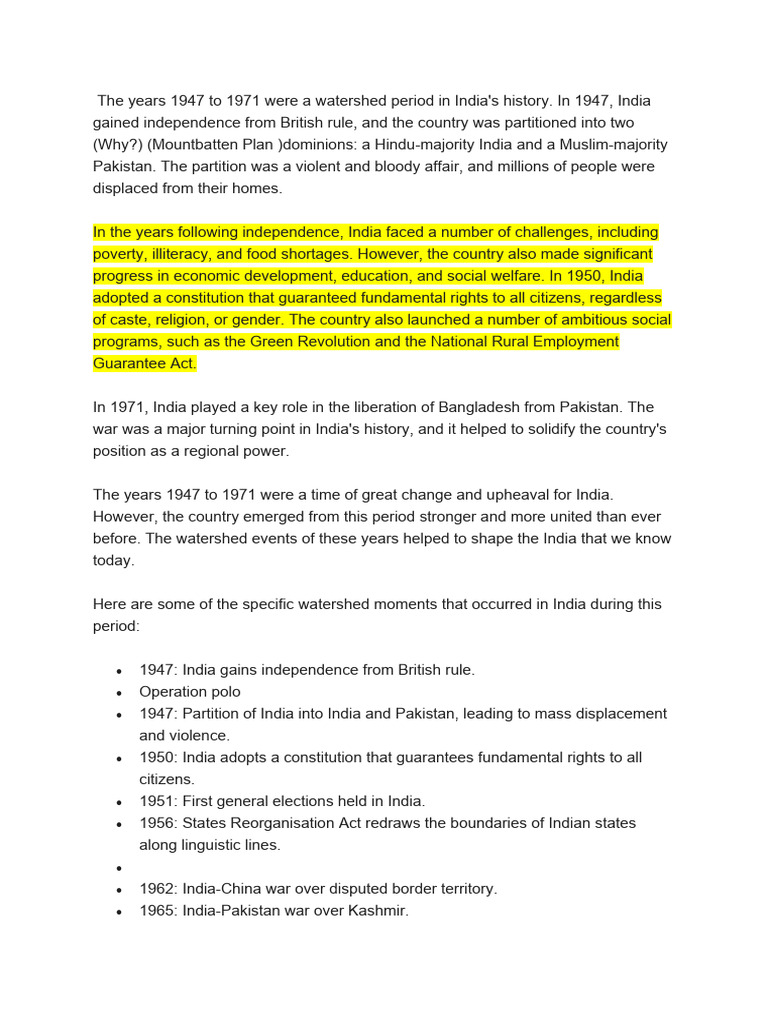 the-years-1947-to-1971-were-a-watershed-period-in-india-pdf