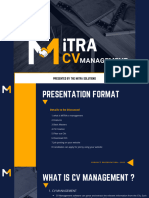 Mitra CV Management