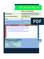 Format Infut Nilai K13 KLS 9