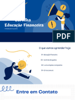 Cópia de Apresentação Financeira em Azul e Amarelo Simples Ilustrativo Humano Investimento Dicas de Finanças