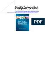 Solution Manual For Fundamentals of Law Office Management 5th Edition