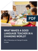 What Makes A Good Language Teacher - 2021 W-Cover