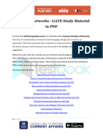 Duality of Networks GATE Study Material in PDF