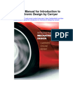 Solution Manual For Introduction To Mechatronic Design by Carryer