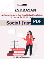 Social Justice - GS 2 - UPSC 2024 Civils Front