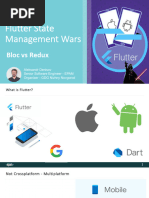 Aleksandr Denisov Flutter State Management Wars. Bloc Vs Redux