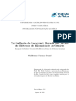 Turbulência de Langmuir Gerada Por Feixes de Elétrons de Intensidade Arbitrária