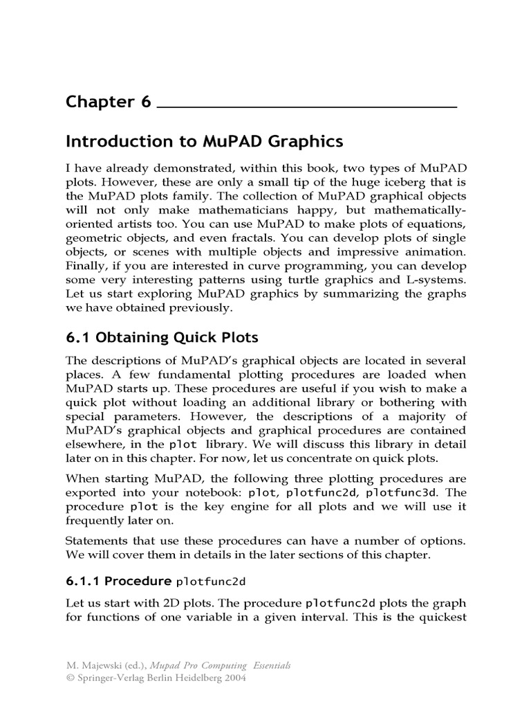 MuPAD Graphics for Math Enthusiasts | PDF | Rgb Color Model | Function ...