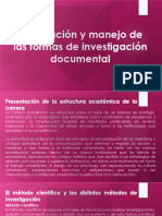 6 Información y Manejo de Las Formas de Investigación Documental