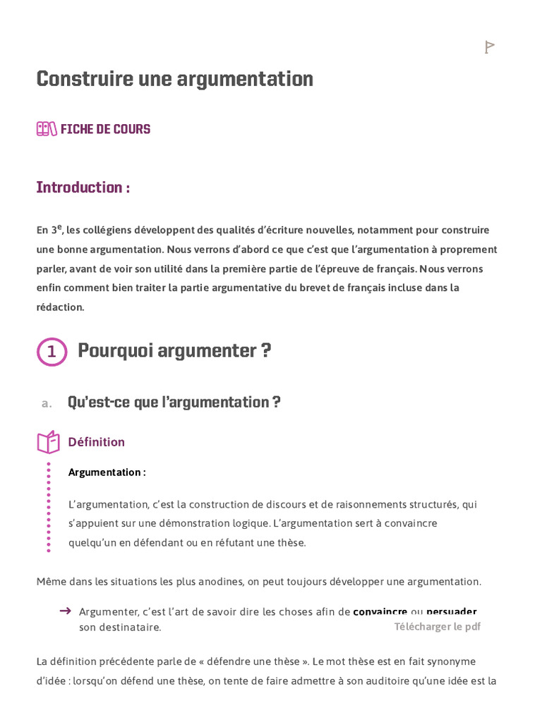 Construire Une Argumentation | Structurer son argumentation – YAXN